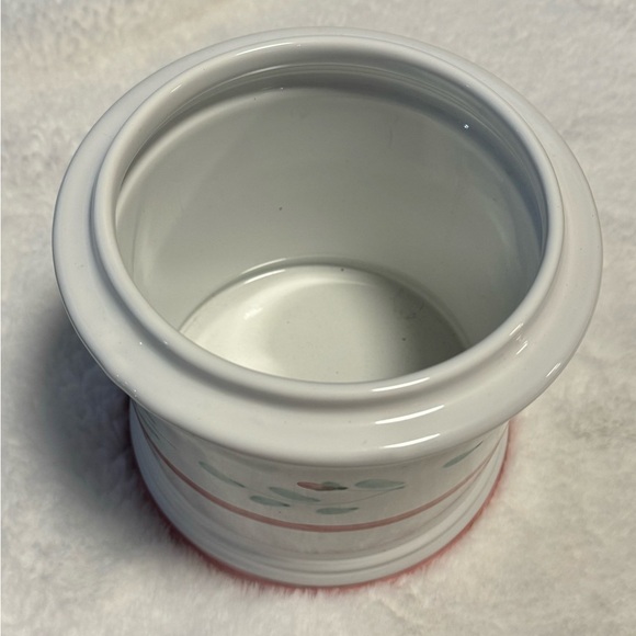 Caleca Hand Painted Large Canister Utensil Holder Made in Italy Cottagecore VTG - Picture 3 of 10